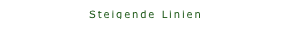 Steigende Linien